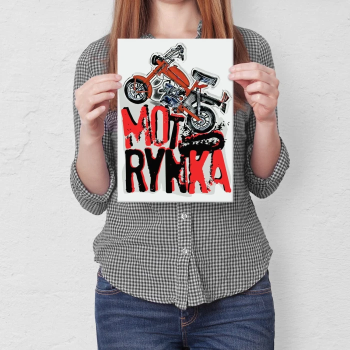 Plakat metalowy Motorynka Prezent