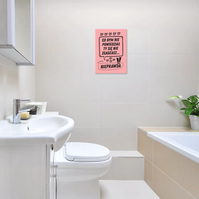 Plakat metalowy Co bym nie powiedział Prezent