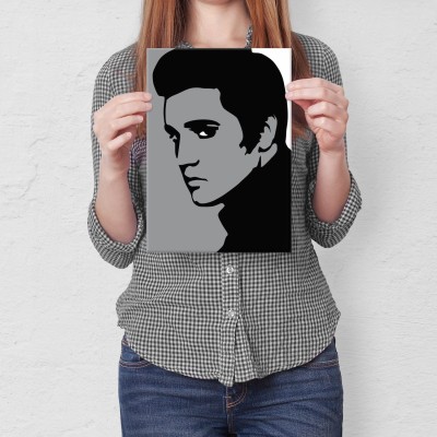 Plakat metalowy Elvis Presley Prezent
