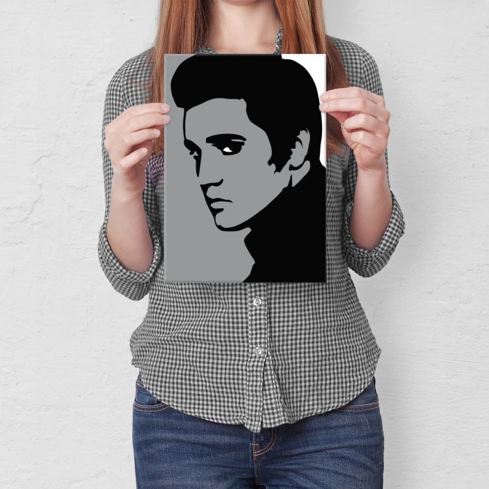 Plakat metalowy Elvis Presley Prezent