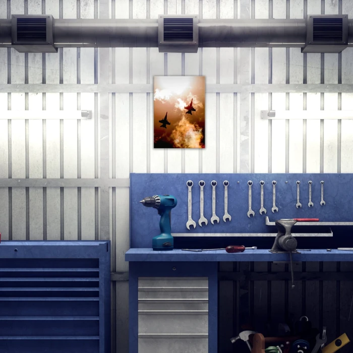 Plakat metalowy Odrzutowce Prezent