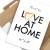 Plakat metalowy Love at home Prezent