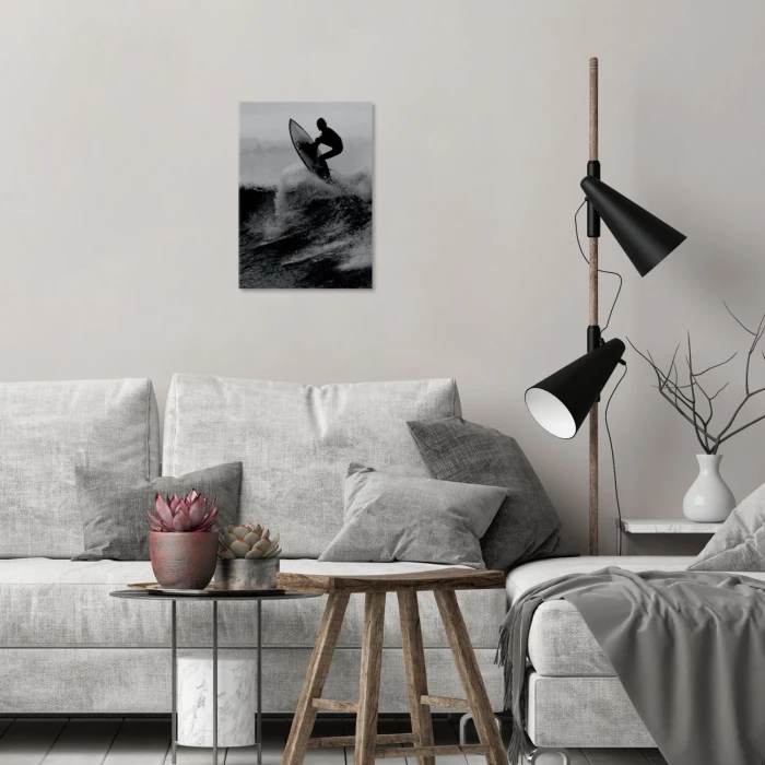 Plakat metalowy Surfing Prezent