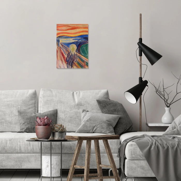 Plakat metalowy Edvard Munch Krzyk Prezent