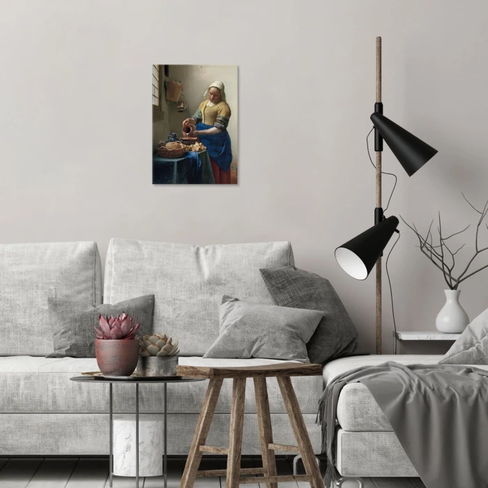 Plakat metalowy Vermeer Mleczarka Prezent