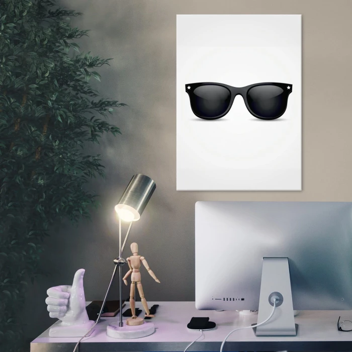 Plakat metalowy Okulary przeciwsłoneczne Prezent