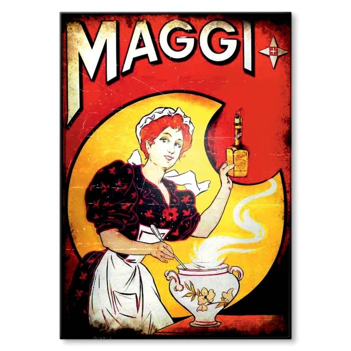 Plakat metalowy Reklama Maggi Prezent