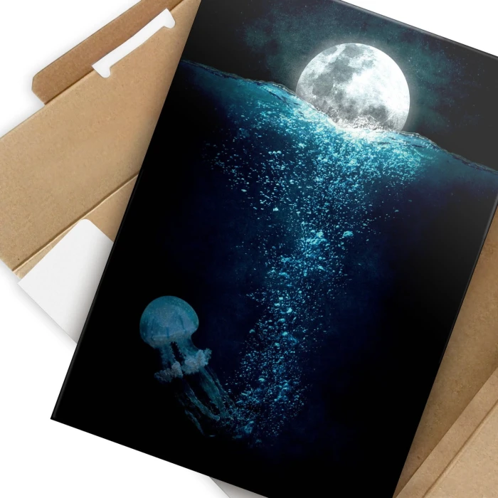 Plakat metalowy Życie w oceanie Prezent