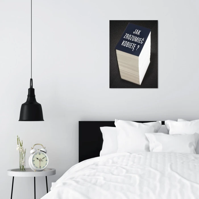 Plakat metalowy Jak zrozumieć kobietę Prezent