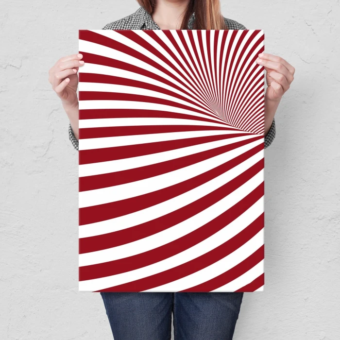 Plakat metalowy Fala Prezent