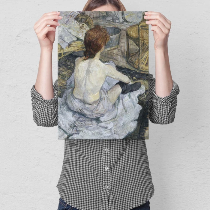 Plakat metalowy Lautrec Kobieta Prezent