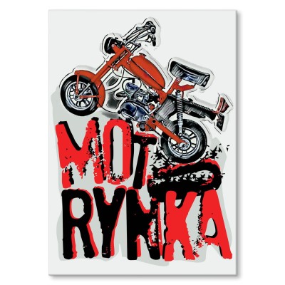 Plakat metalowy Motorynka Prezent