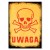 Plakat metalowy Uwaga! Prezent