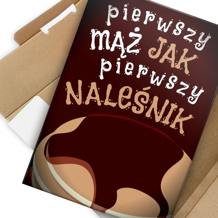 Plakat metalowy Pierwszy mąż Prezent