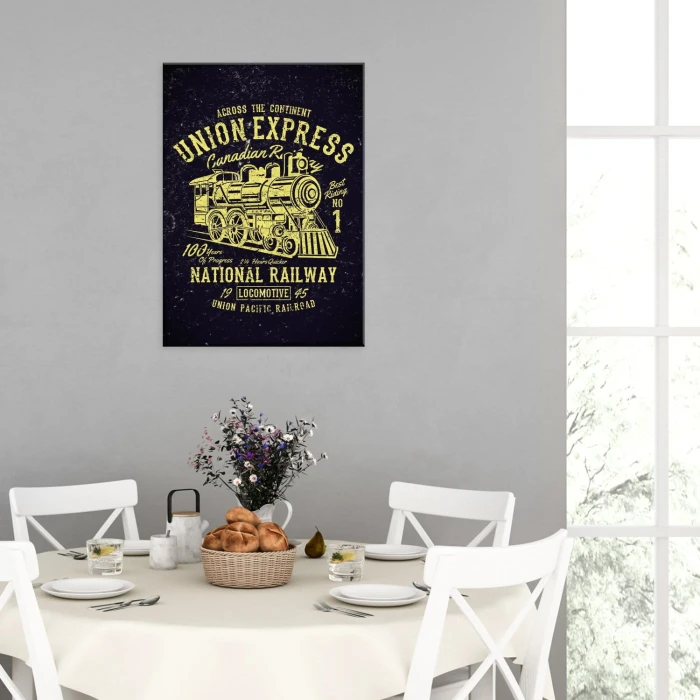 Plakat metalowy Union express