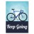 Plakat metalowy Keep going Prezent