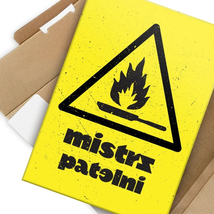 Plakat metalowy Mistrz patelni Prezent