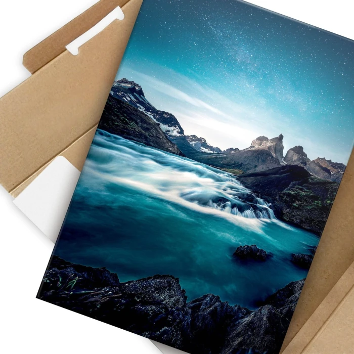 Plakat metalowy Magiczne jezioro Prezent