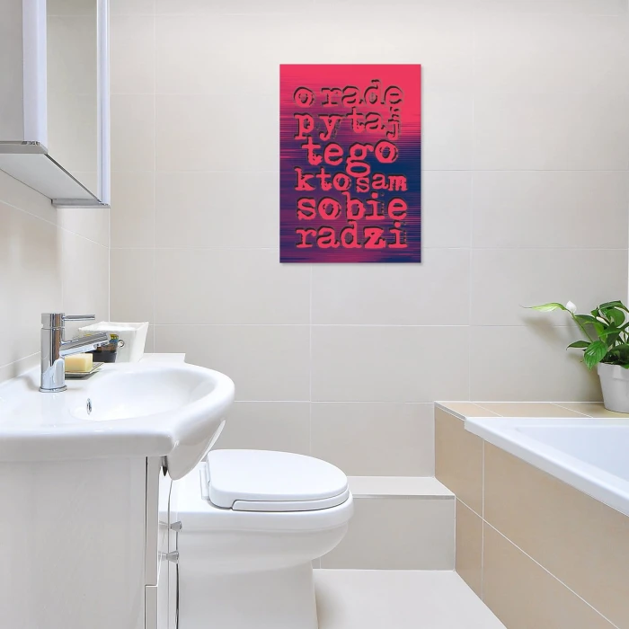 Plakat metalowy Pytaj o radę Prezent