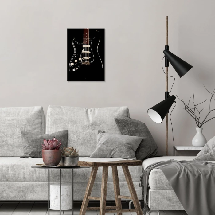 Plakat metalowy Gitara Prezent