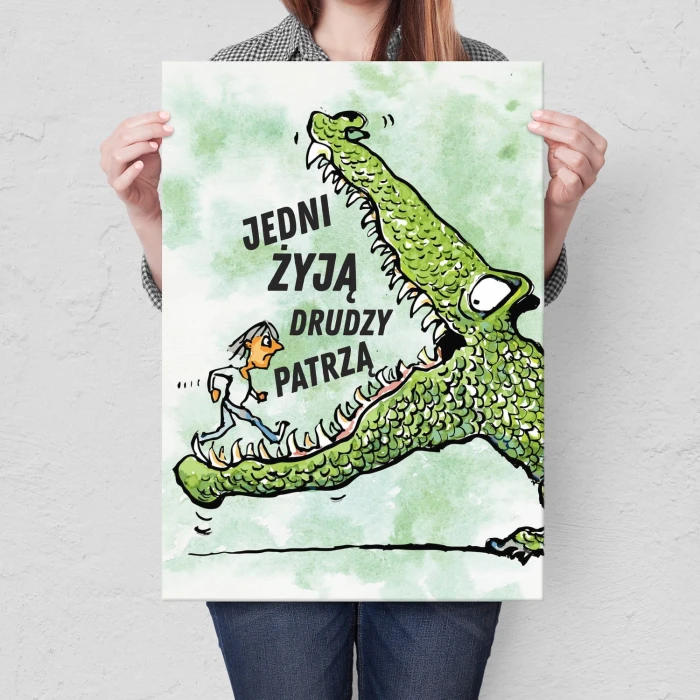 Plakat metalowy Jedni żyją Prezent