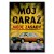 Plakat metalowy Mój garaż Merc 2 Prezent