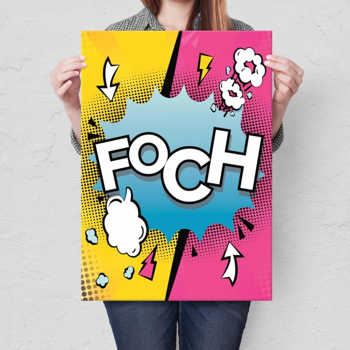 Plakat metalowy Foch Prezent