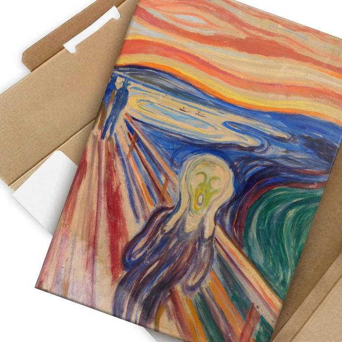 Plakat metalowy Edvard Munch Krzyk Prezent