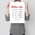 Plakat metalowy Kitchen rules Prezent