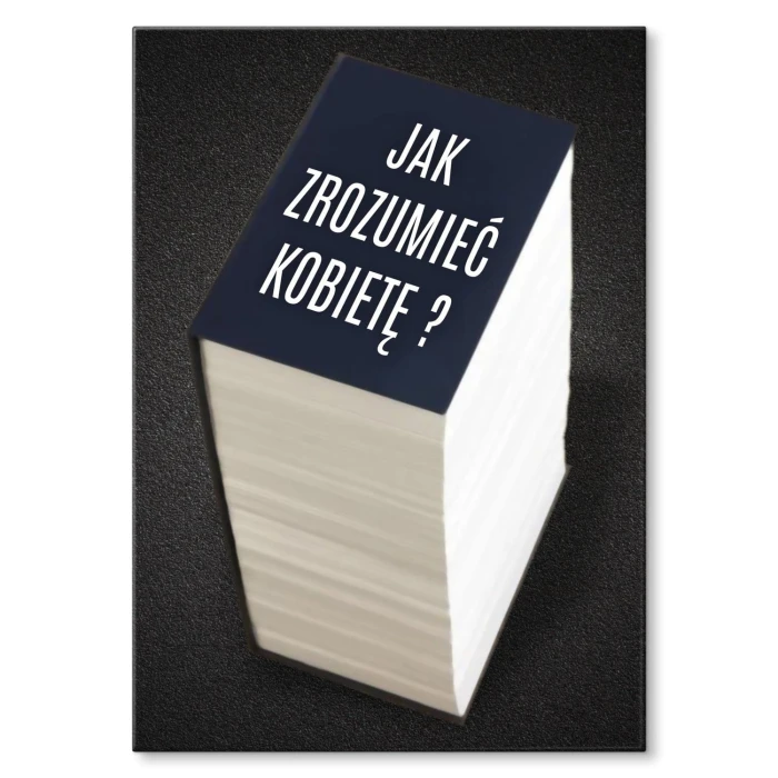 Plakat metalowy Jak zrozumieć kobietę Prezent