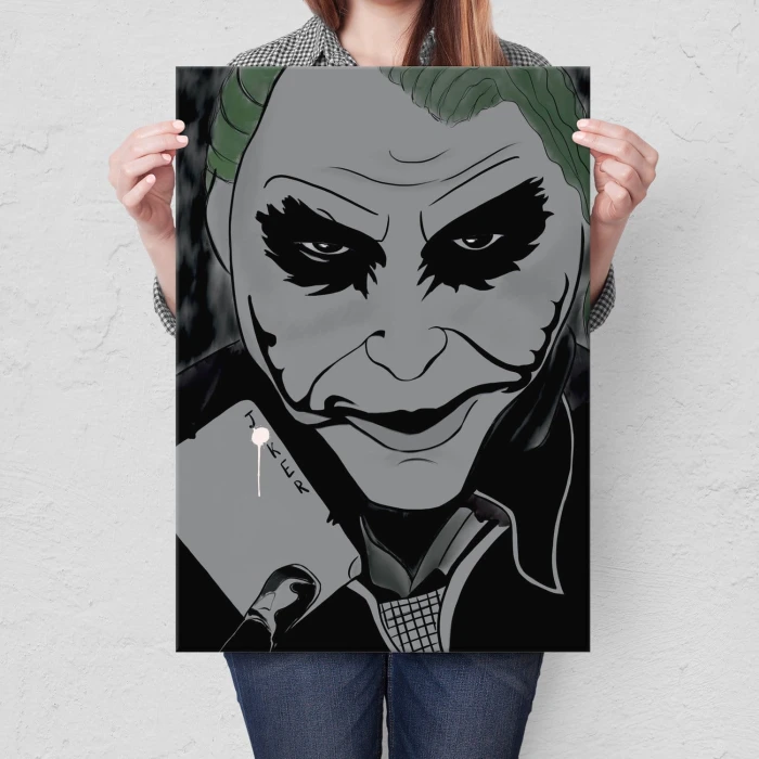 Plakat metalowy Masked man Prezent