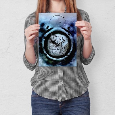 Plakat metalowy każdy dzień vintage Prezent