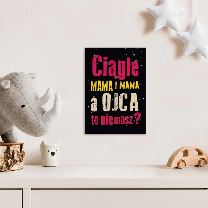 Plakat metalowy Mama i mama Prezent