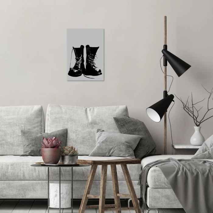 Plakat metalowy Glany Prezent