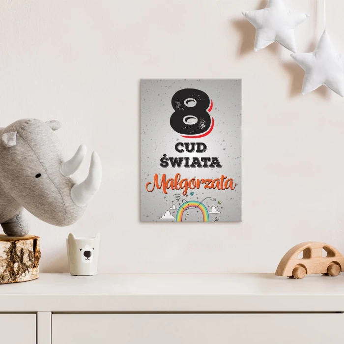 Plakat metalowy Małgorzata Prezent