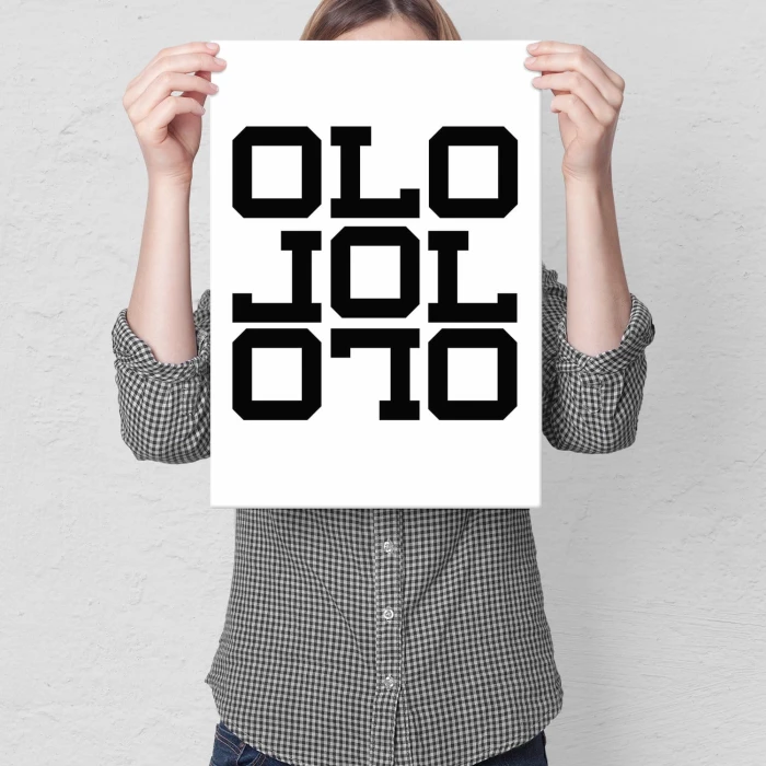 Plakat metalowy LOL Prezent