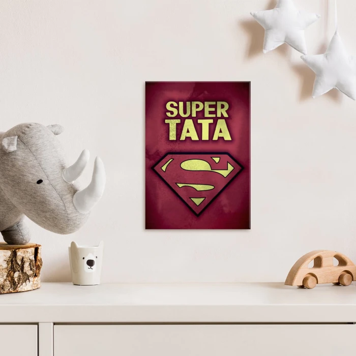 Plakat metalowy Super tata Prezent