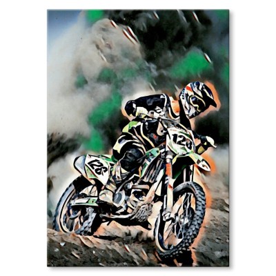 Plakat metalowy Motocykl Prezent