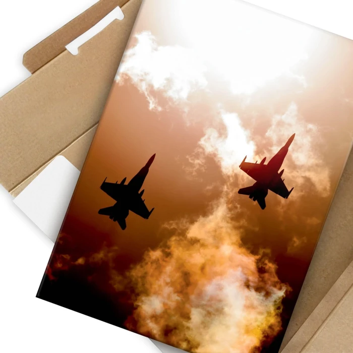 Plakat metalowy Odrzutowce Prezent