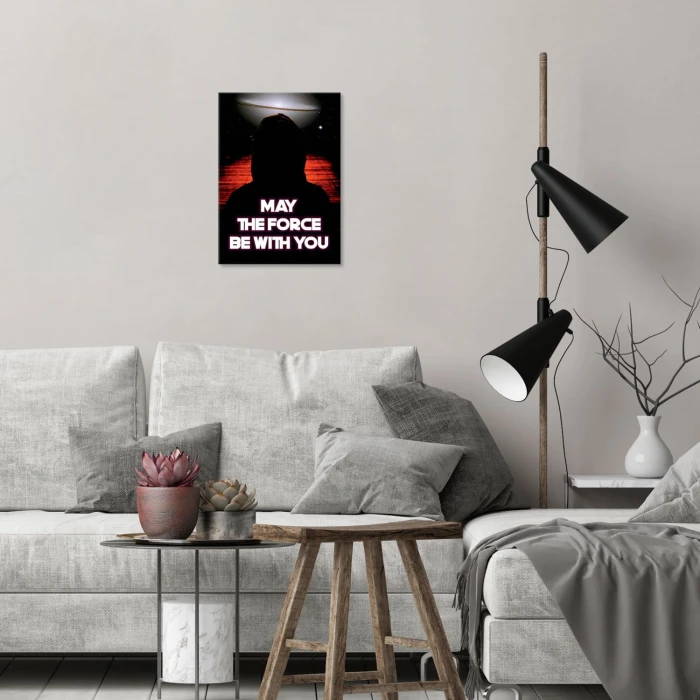 Plakat metalowy Niech moc będzie z Tobą Prezent