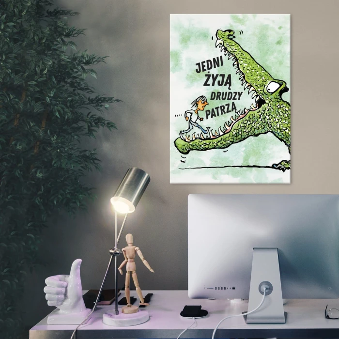Plakat metalowy Jedni żyją Prezent