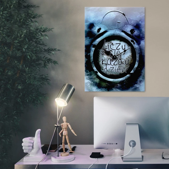 Plakat metalowy każdy dzień vintage Prezent