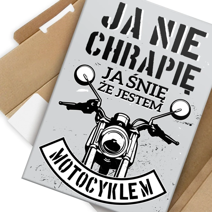 Plakat metalowy Ja nie chrapię Prezent