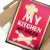 Plakat metalowy My kitchen my rules Prezent