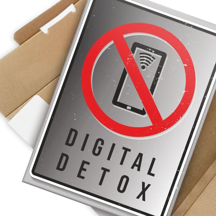 Plakat metalowy DIGITAL DETOX Prezent