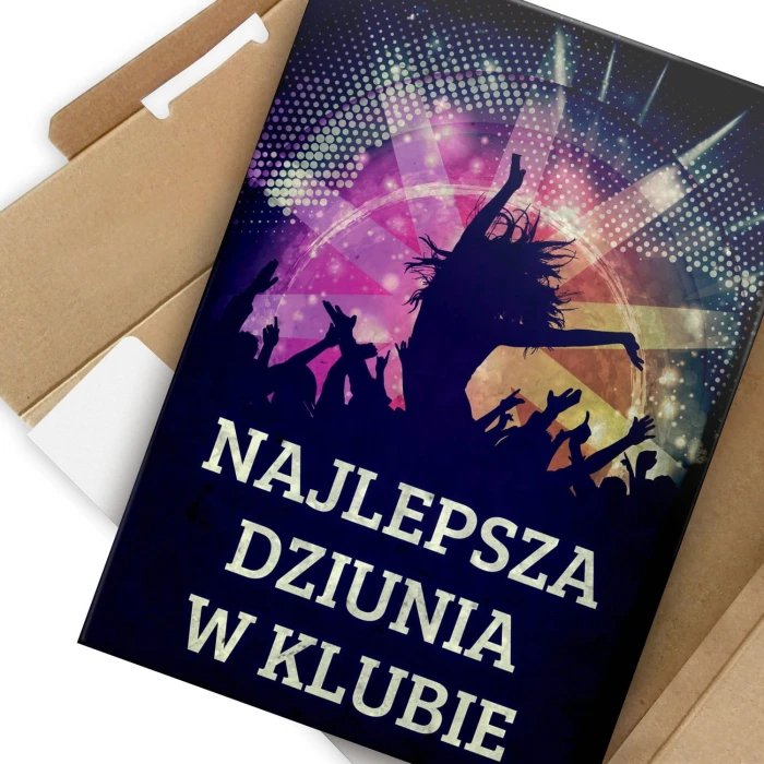 Plakat metalowy Najlepsza dziunia Prezent