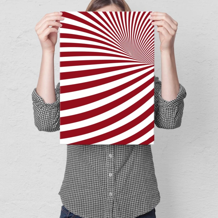 Plakat metalowy Fala Prezent