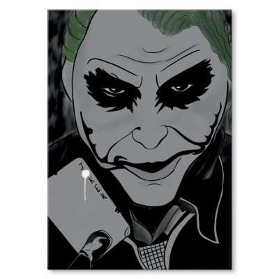 Plakat metalowy Masked man Prezent