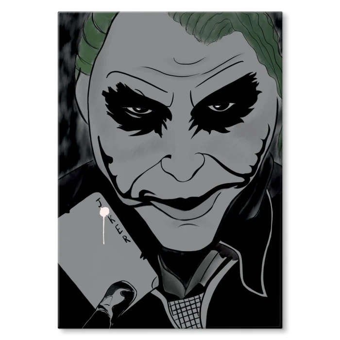 Plakat metalowy Masked man Prezent