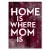 Plakat metalowy Dom jest tam gdzie mama Prezent